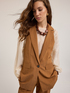 Gilet monopetto gessato misto modal image number 3