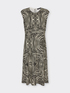 Printed jersey dress image number 4