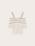 Top off-shoulder in maglia image number 4