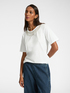 T-shirt with rhinestone fringe image number 0