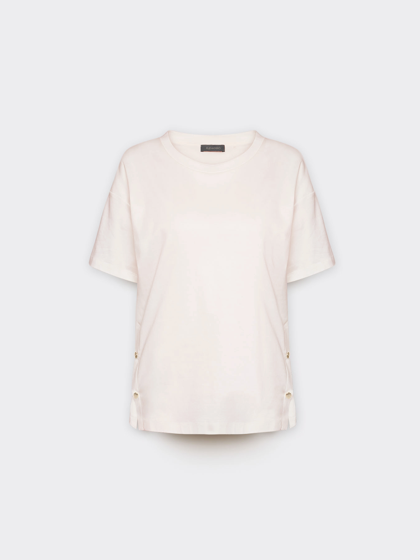 T-shirt avec boutons sur les fentes image number 4