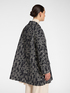 Cappotto misto cotone jacquard rigato image number 1
