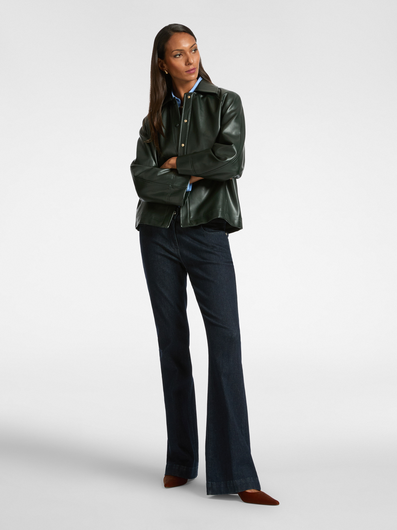 Coated fabric jacket image number 2