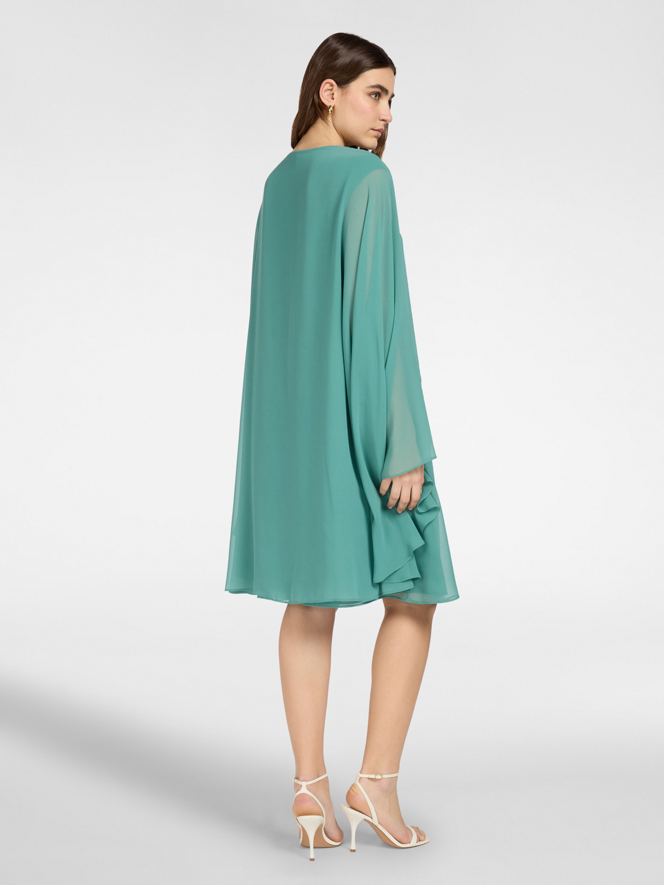 Abito layered in georgette image number 1