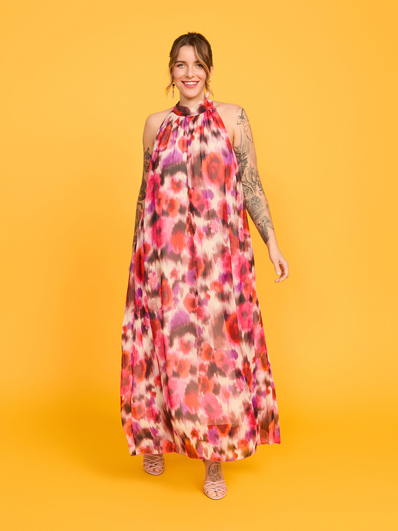 Long Free dress floral print