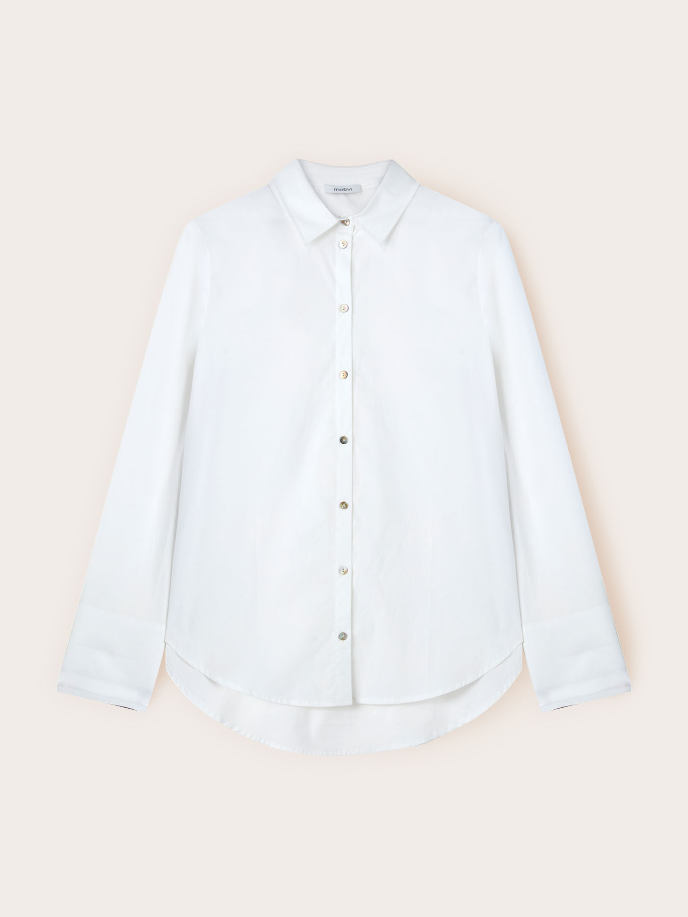 Poplin shirt with decorated cuffs image number 4