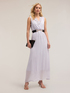 Long dress with lace top image number 2
