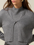 Cardigan corto lurex misto lana image number 2
