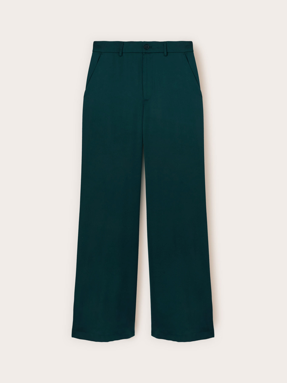 Satin palazzo pants