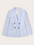Doppelreihiger Blazer aus Leinen image number 4