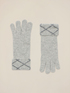 Knitted gloves with lurex embroidery image number 1