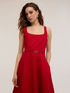 Robe mi-longue en popeline image number 2