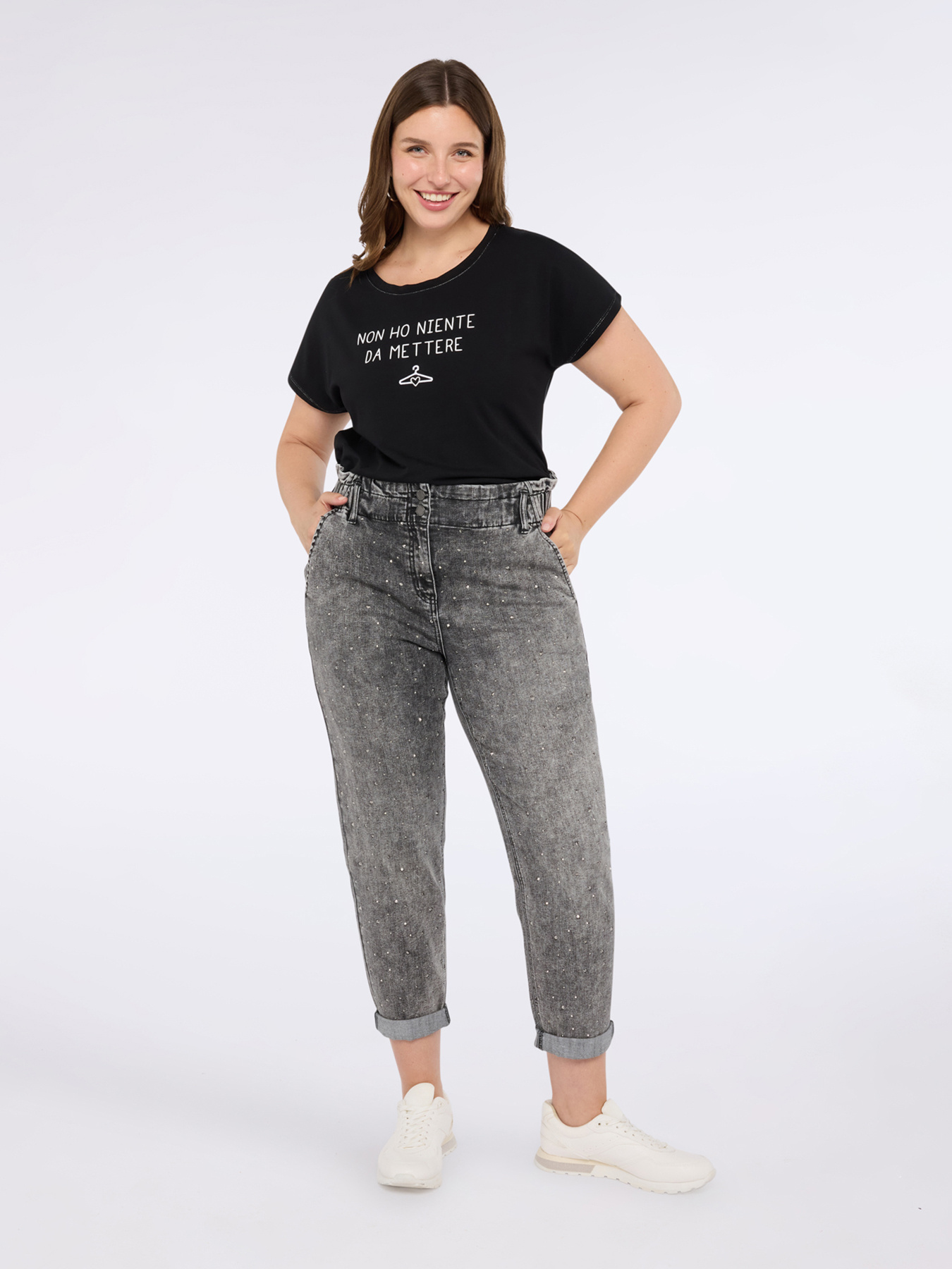 Jersey T-shirt with funny slogan image number 2