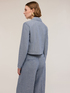 Short denim-effect jacket image number 1