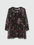 Lange Hemdbluse mit Blumenmuster image number 4