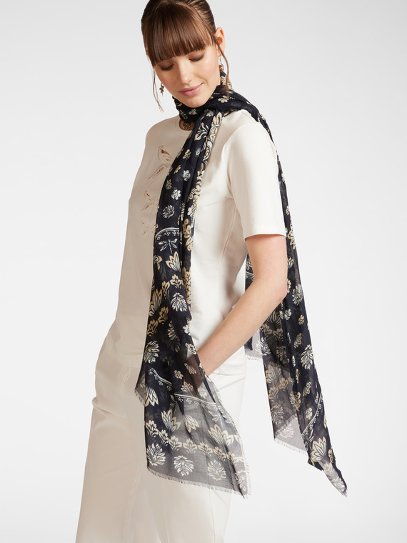 Printed modal stole