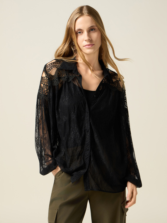 Camicia in pizzo