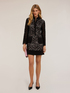 Rochie-cămașă din dantelă macramé image number 2