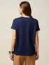 Jersey T-shirt with lettering embroidery image number 1