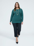 Ribbed sweater with kimono sleeves image number 2
