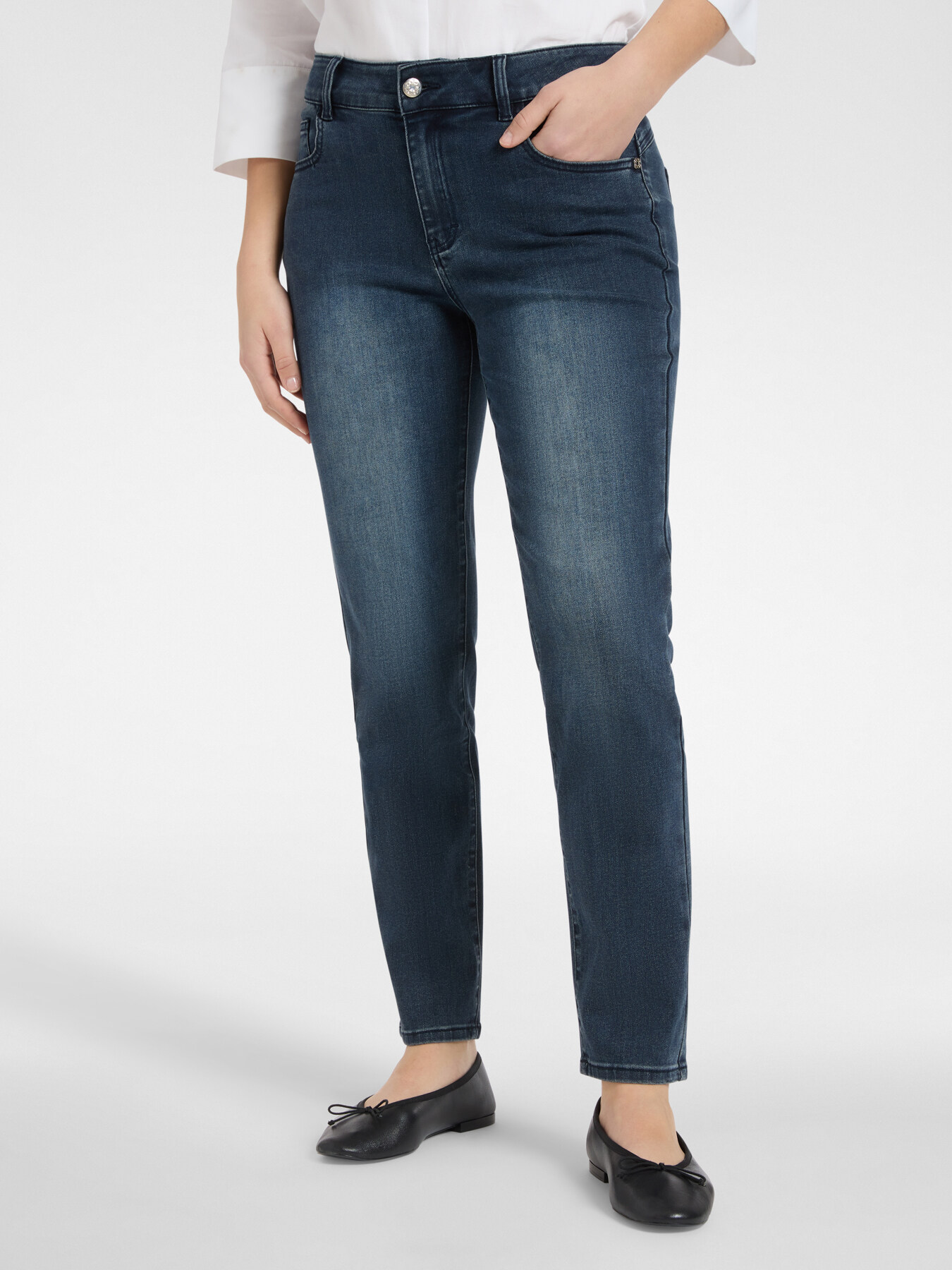 Vaqueros skinny de 5 bolsillos, "Helena" image number 2