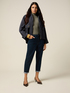 Dark blue wash boyslim jeans image number 0