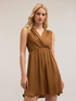 Short satin dress image number 2