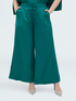 Wide-Leg-Hose aus Viskose-Satin image number 0