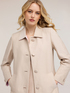 Cotton satin coat image number 3