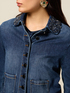 Giacca in denim con patch gioiello image number 2