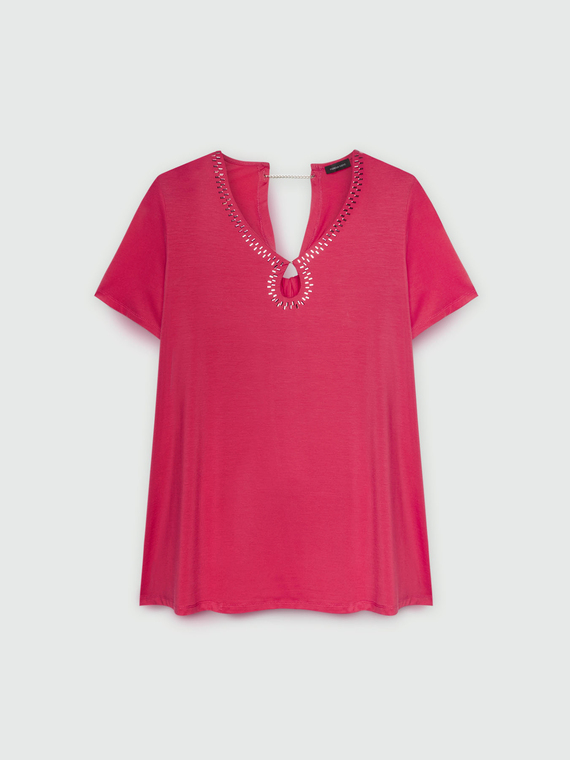 T-Shirt mit Applikationen