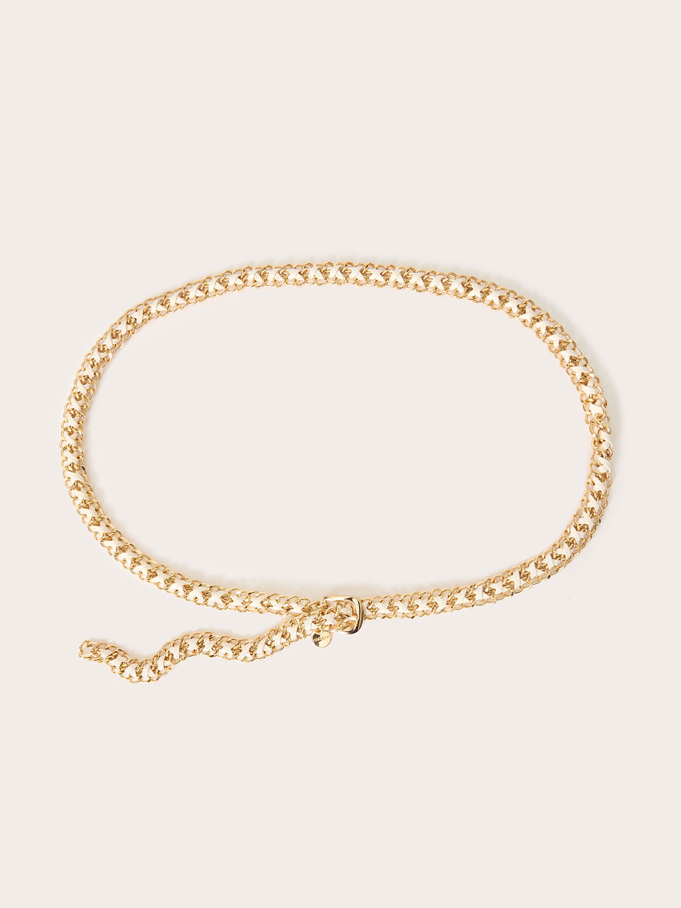 G&uuml;rtel mit metallisierter Kette image number 1