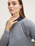 Raglanpullover mit Steinstickerei image number 0