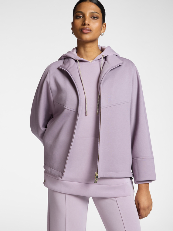 Veste avec col haut et zip