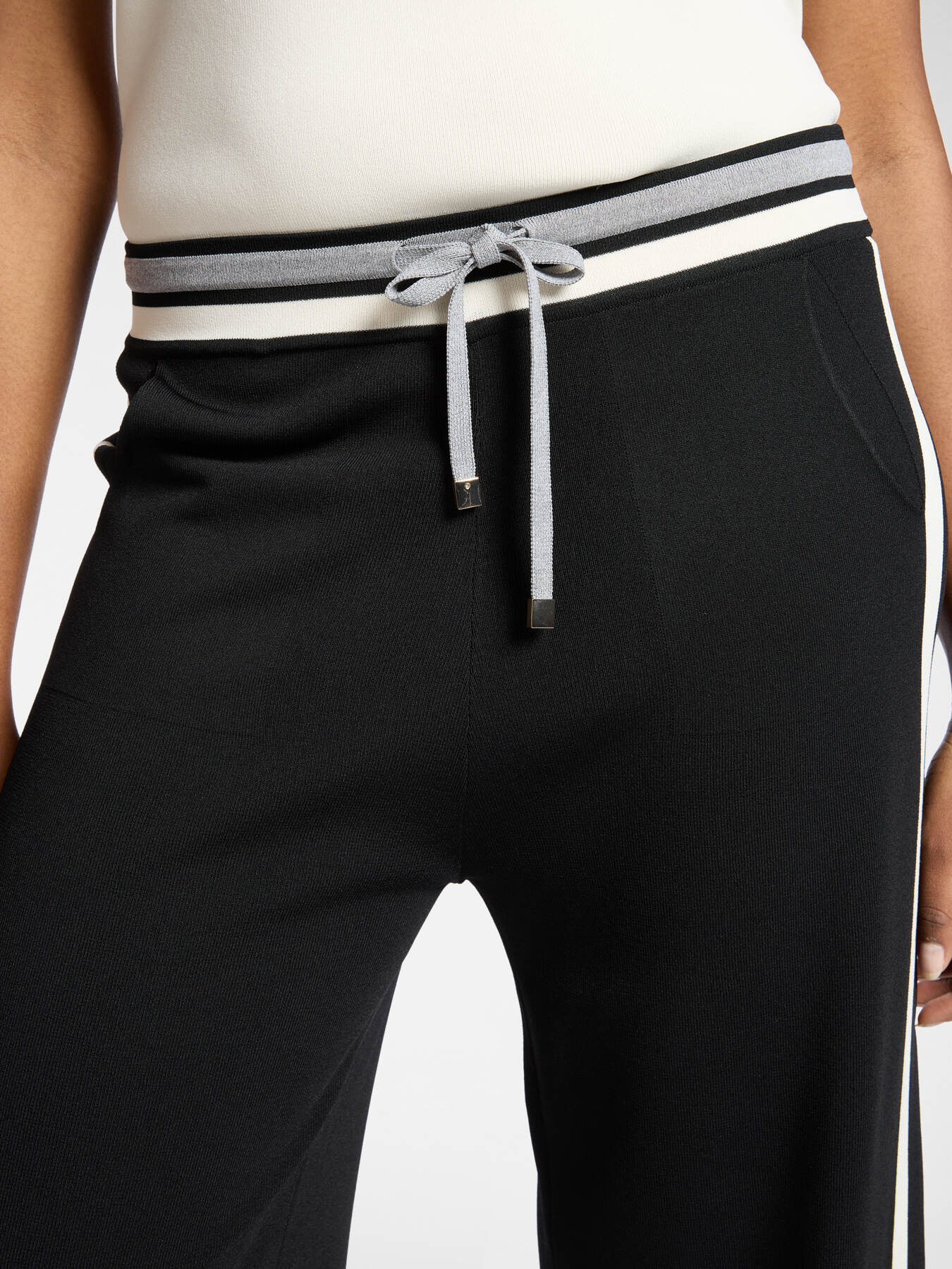 Viscose blend palazzo pants image number 3