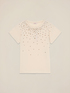 T-Shirt mit Strassstein-Stickerei image number 3