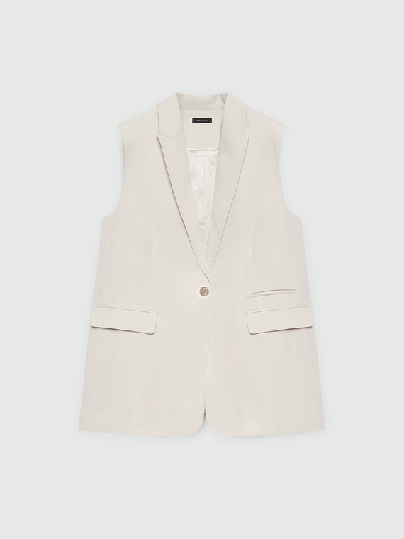 Ärmelloser Blazer