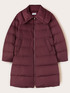 Long down jacket with wide collar image number 4