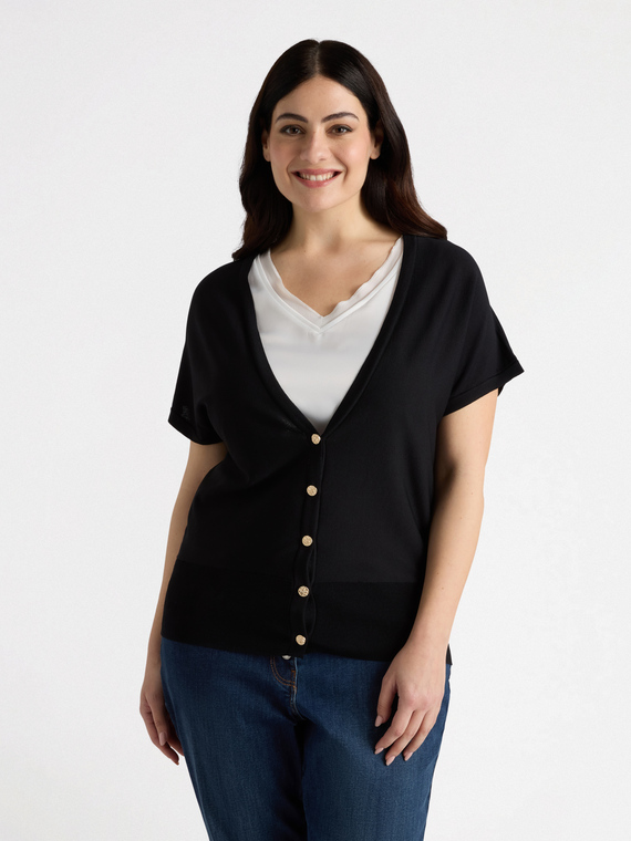 Cardigan léger à boutons