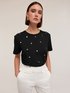 T-shirt avec maxi paillettes brodées image number 1
