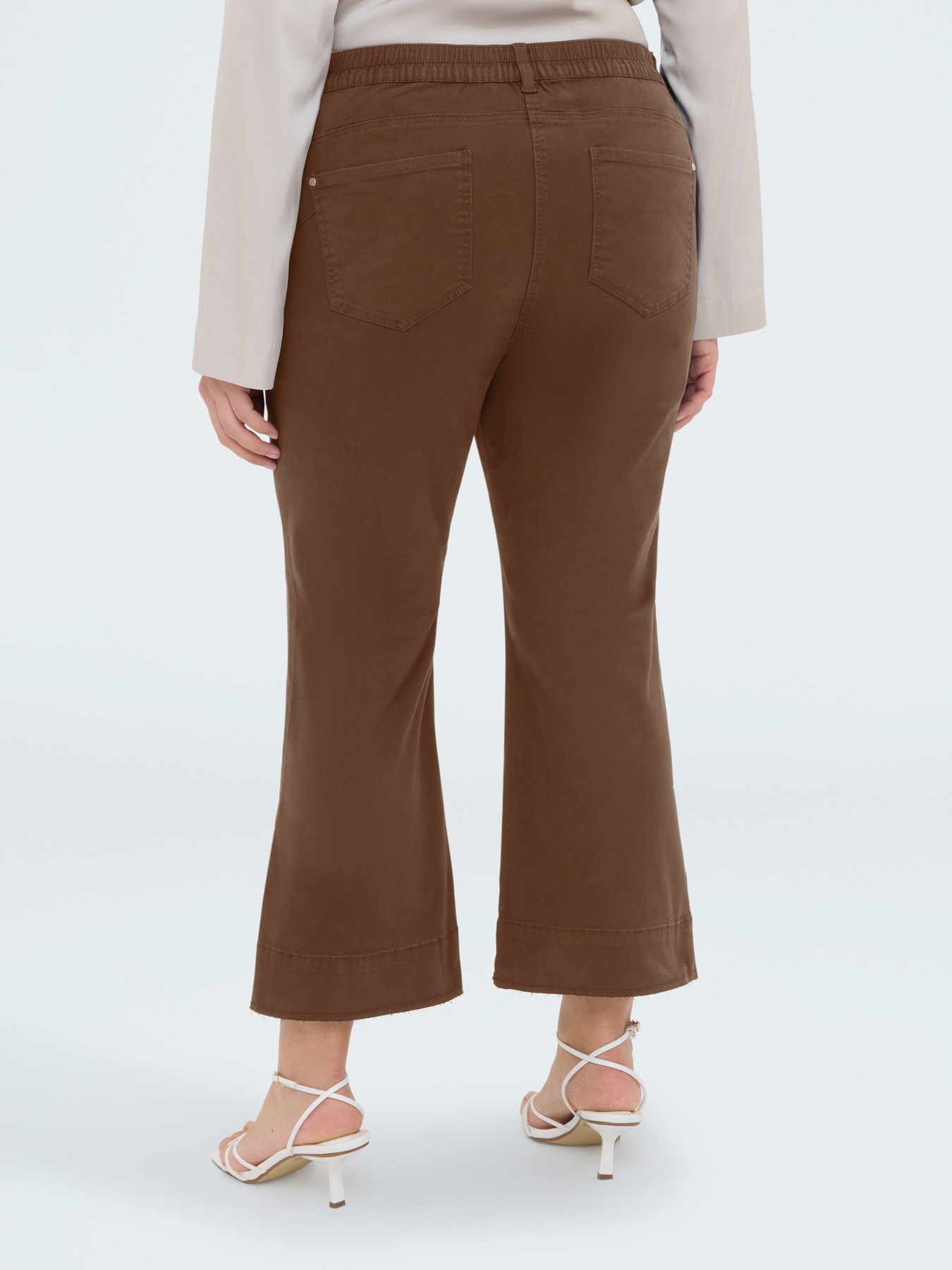 Kick Flare Hose aus Baumwolle image number 3