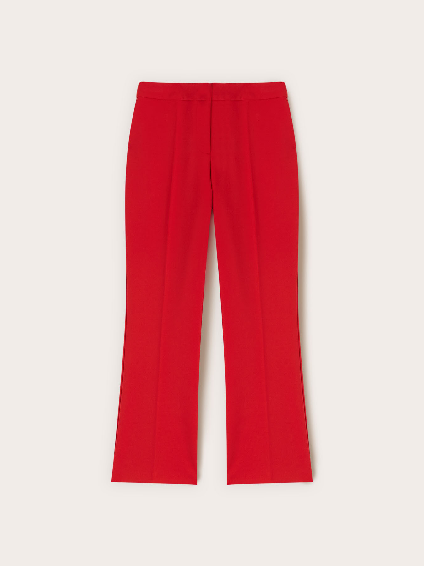 Kick flare trousers in polyviscose image number 4