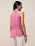 Mixed silk top image number 1