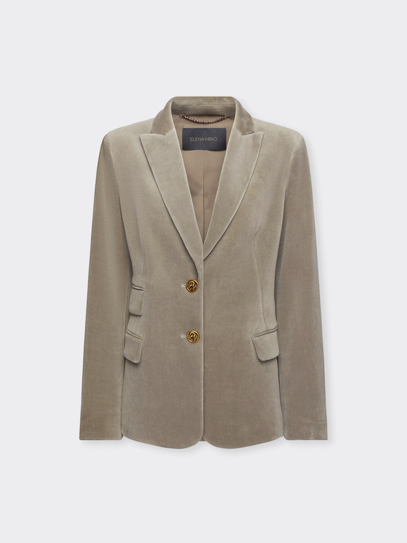 Blazer in velluto