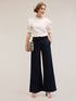 T-shirt with stones and puff sleeves image number 3