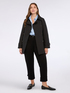 Double-breasted button trench coat image number 3