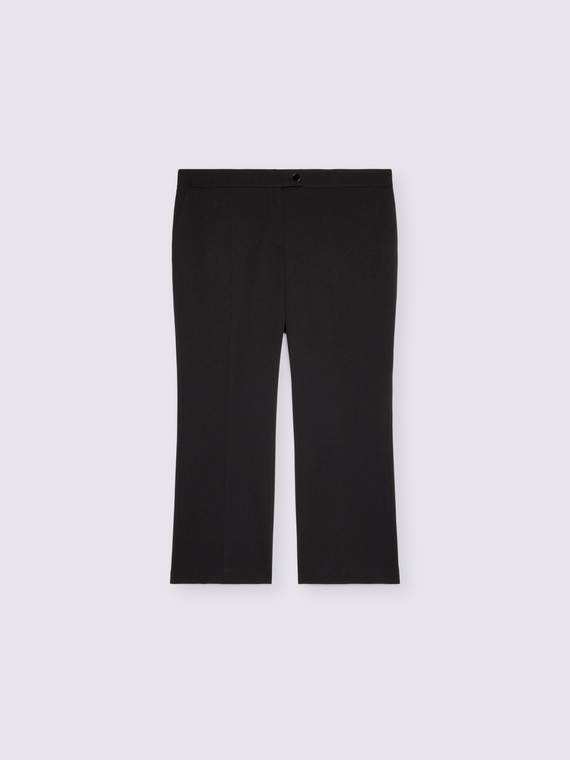 Kick flare pants in stretch fabric