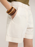 Short taille haute en coton image number 3