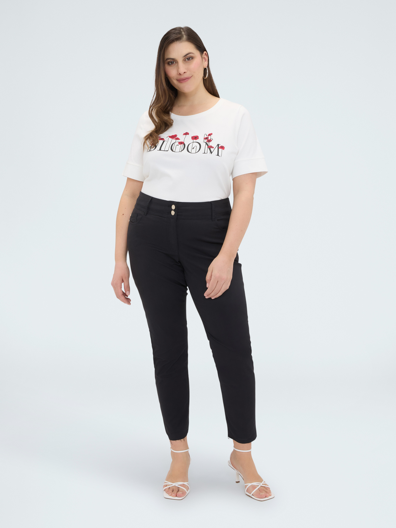Cotton t-shirt with BLOOM print image number 3