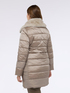 Bi-material down jacket with Sorona® Aura padding image number 1